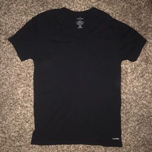 Black Calvin Klein Tee size medium slim fit